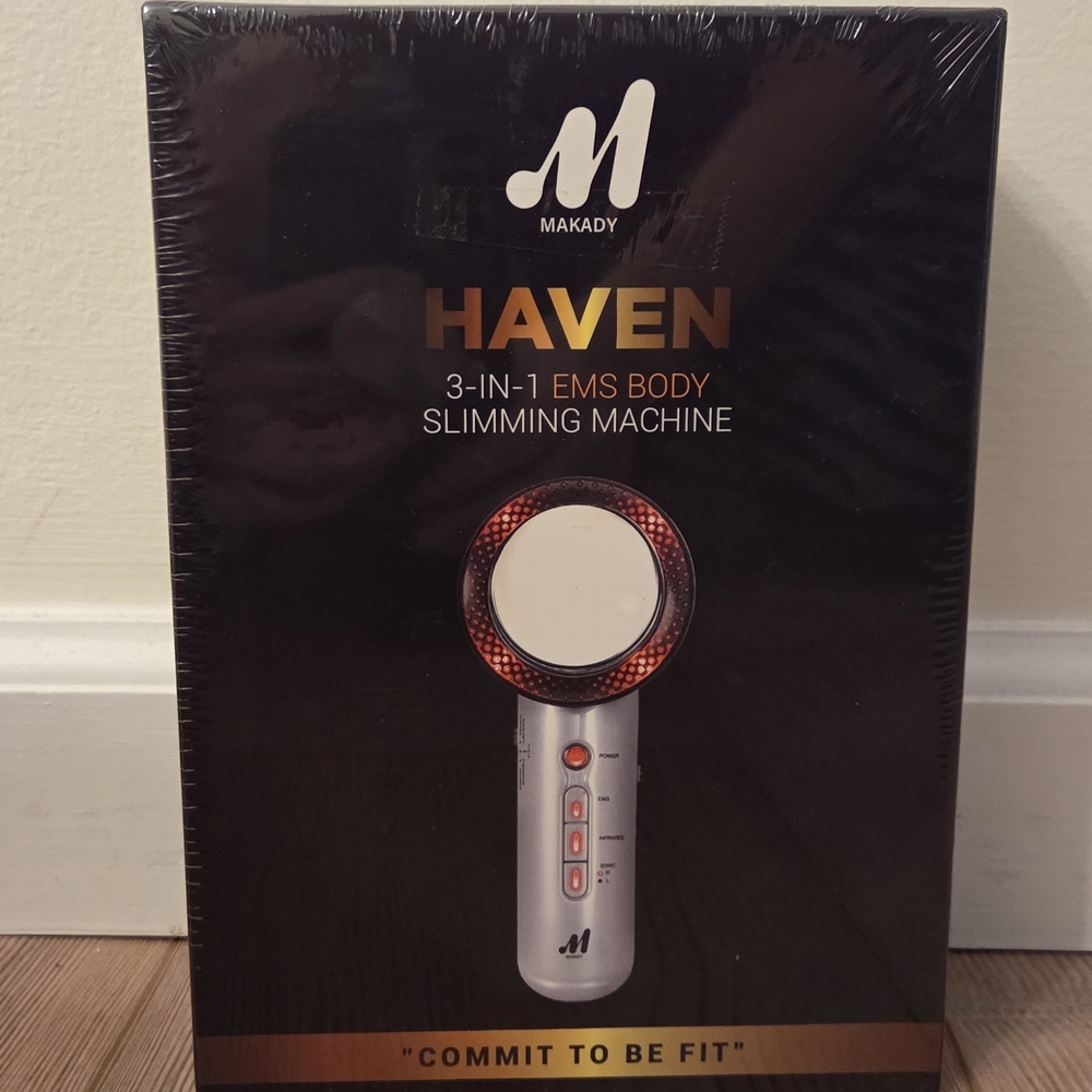 Makady Haven EMS Body Slimming Machine - Red and Silver